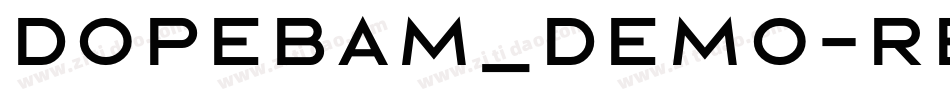 Dopebam_demo-Regular字体转换