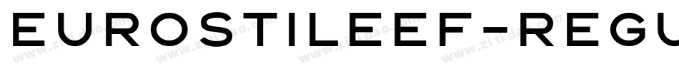 EurostileEF-Regular字体转换