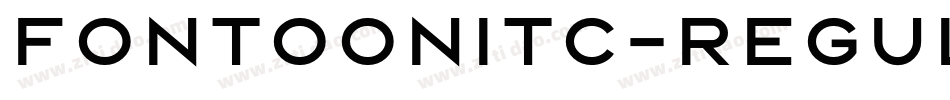 FontoonITC-Regular字体转换
