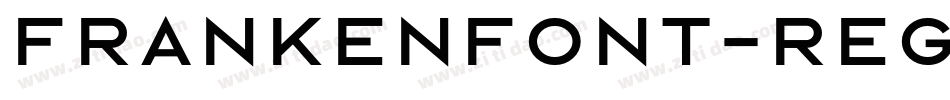 Frankenfont-Regular字体转换
