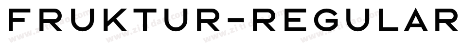 Fruktur-Regular字体转换