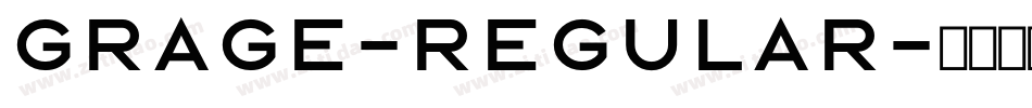 Grage-Regular字体转换