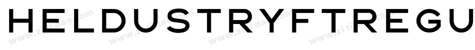 HeldustryFTRegular字体转换