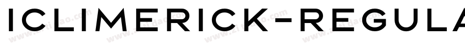 Iclimerick-Regular字体转换