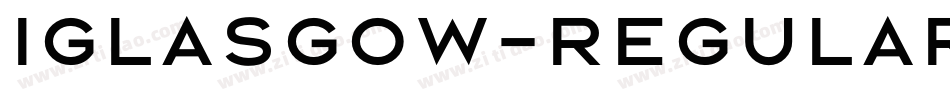 Iglasgow-Regular字体转换