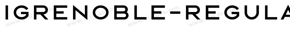 Igrenoble-Regular字体转换