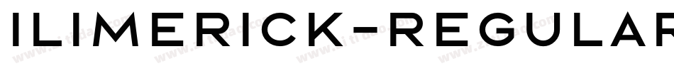 Ilimerick-Regular字体转换