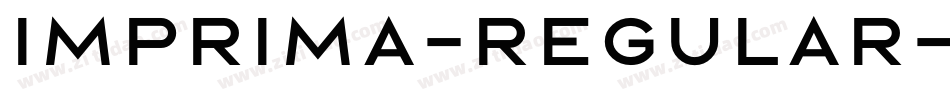 Imprima-Regular字体转换
