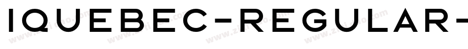 Iquebec-Regular字体转换