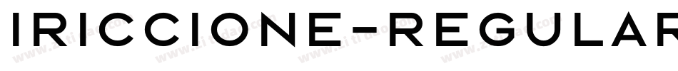 Iriccione-Regular字体转换