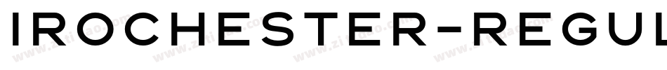 Irochester-Regular字体转换