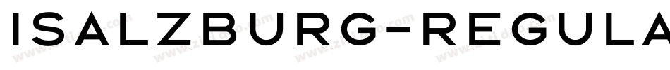 Isalzburg-Regular字体转换