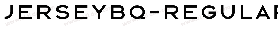 JerseyBQ-Regular字体转换