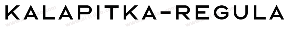 Kalapitka-Regular字体转换
