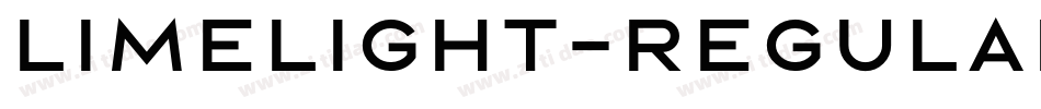 Limelight-Regular字体转换