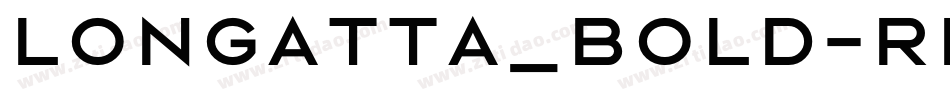 Longatta_bold-Regular字体转换
