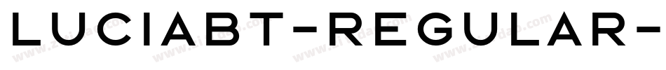 LuciaBT-Regular字体转换