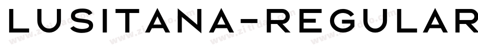 Lusitana-Regular字体转换