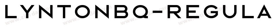 LyntonBQ-Regular字体转换