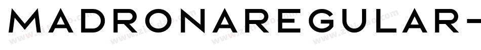 MadronaRegular-Mjav字体转换