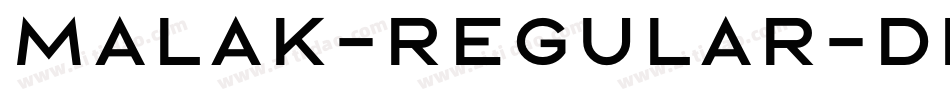 Malak-Regular-Demo-3字体转换
