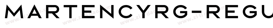 MartenCyrG-Regular字体转换