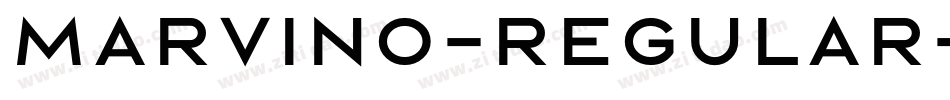 Marvino-Regular字体转换