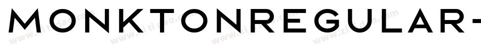 MonktonRegular字体转换