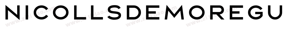 NICOLLSDEMORegular字体转换