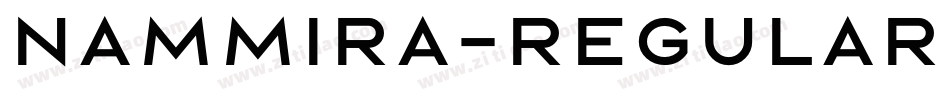 Nammira-Regular字体转换