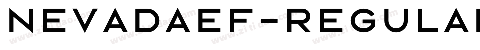 NevadaEF-Regular字体转换