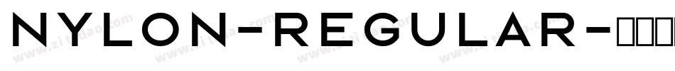 Nylon-Regular字体转换