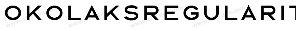 OkolaksRegularItalic-R0RA字体转换
