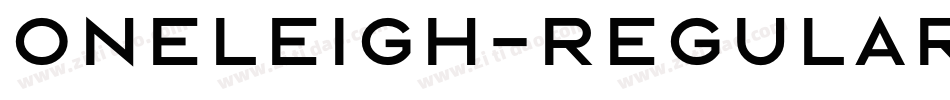 Oneleigh-Regular字体转换