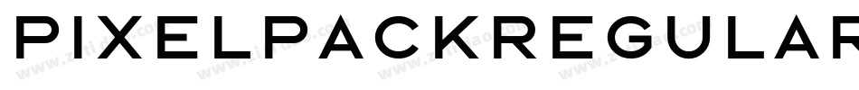 PixelpackRegular字体转换
