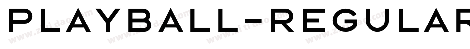 Playball-Regular字体转换