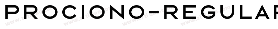 Prociono-Regular字体转换