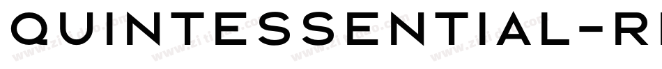 Quintessential-Regular字体转换