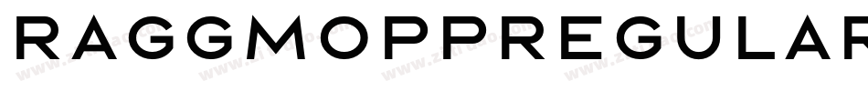 RaggMoppRegular字体转换