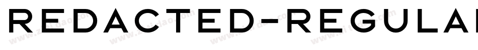 Redacted-Regular字体转换