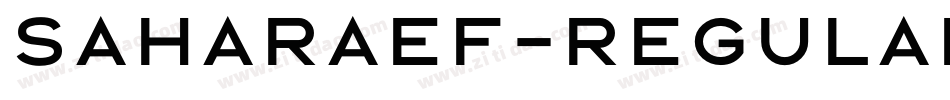SaharaEF-Regular字体转换