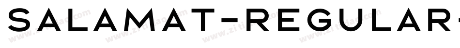Salamat-Regular字体转换