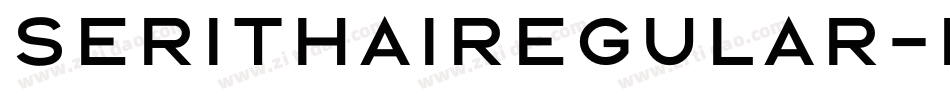 SerithaiRegular-DrvW字体转换