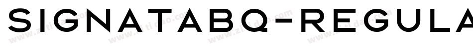SignataBQ-Regular字体转换