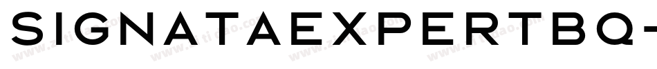 SignataExpertBQ-Regular字体转换