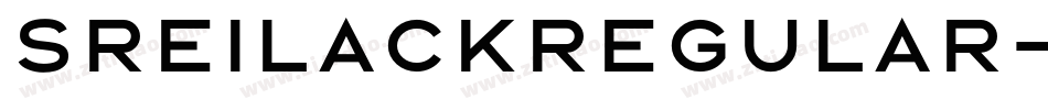 SreilackRegular-EaG2g字体转换