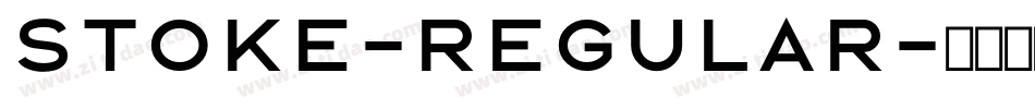 Stoke-Regular字体转换