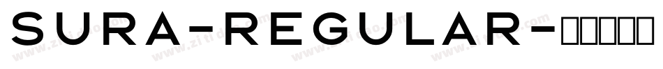 Sura-Regular字体转换