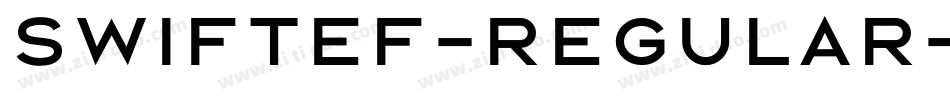 SwiftEF-Regular字体转换
