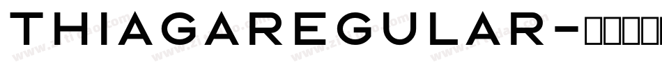 THIAGARegular字体转换